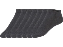 Heren sneaker-sokken, 7 paar, huidvriendelijk en ademend