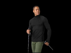 Heren sportshirt met fleecevoering