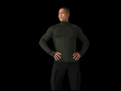 Heren sportshirt met fleecevoering