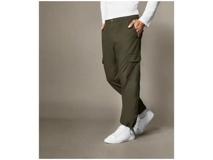 Heren thermo cargobroek met fleecevoering