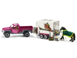Horse Club Speelset Pick-up met paardenaanhangwagen