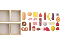 Houten speelgoedwinkel set