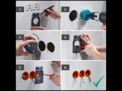 Installatieset voor hollewanddozen