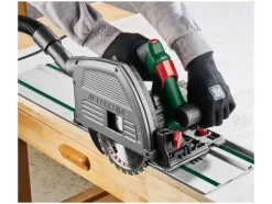 Invalzaag met geleiderail 1200 W