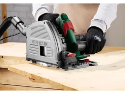 Invalzaag met geleiderail 1200 W