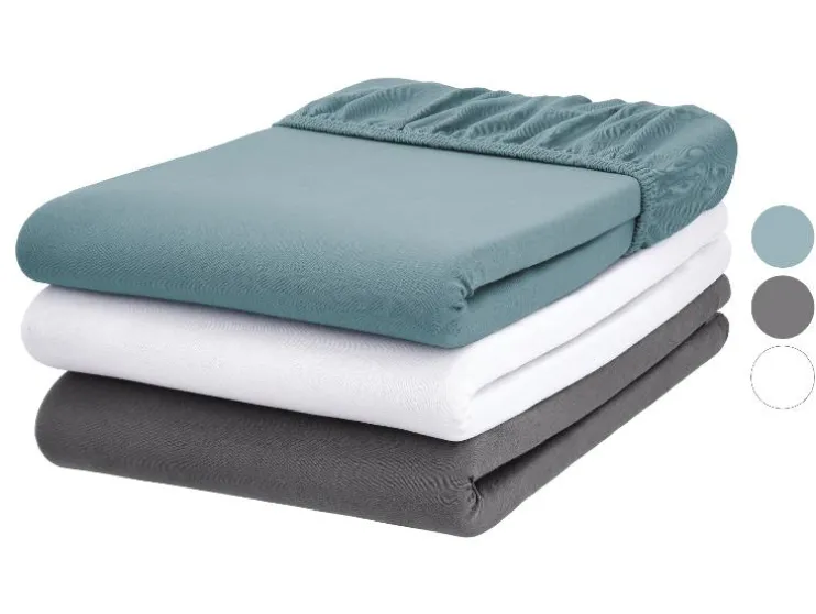 Jersey hoeslaken 90-100 x 200 cm