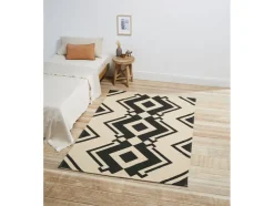 Katoenen vloerkleed 140 x 200 cm