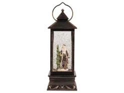 Kerstlantaarn met sneeuweffect