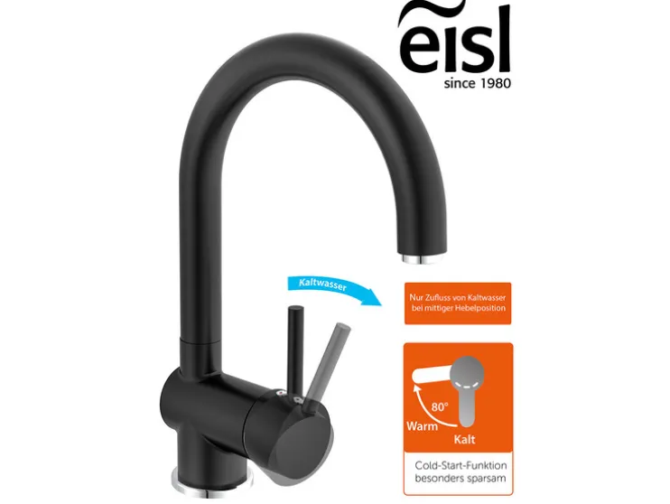 Keukenkraan Futura C, met cold-start functie