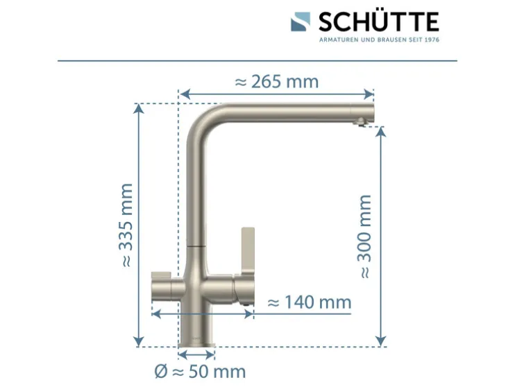 Keukenkraan met filtersysteem Aquastar Pro