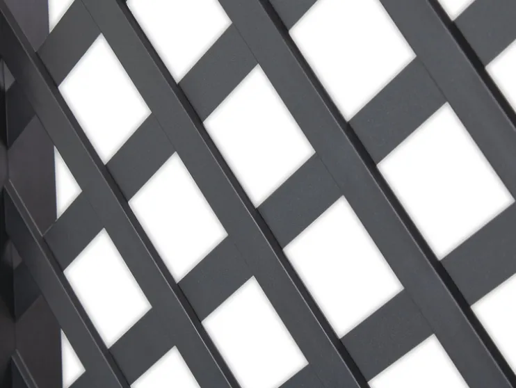 KHW bloembak met centraal trellis, L 100 cm, 110 liter, kunststof