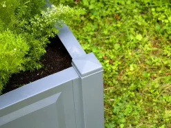 KHW bloembak met centraal trellis, L 100 cm, 110 liter, kunststof