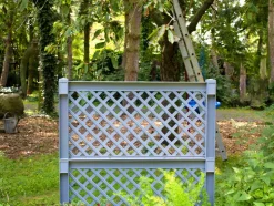 KHW bloembak met centraal trellis, L 100 cm, 110 liter, kunststof