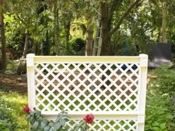 KHW bloembak met centraal trellis, L 100 cm, 110 liter, kunststof