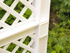 KHW bloembak met centraal trellis, L 100 cm, 110 liter, kunststof