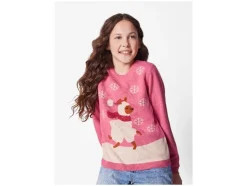 Kinder kersttrui met lampjes