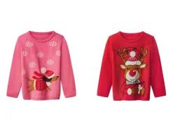 Kinder kersttrui met lampjes