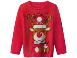 Kinder kersttrui met lampjes