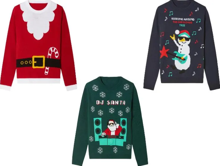 Kinder kersttrui met lampjes