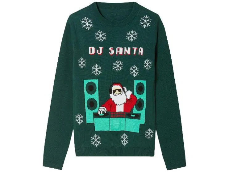 Kinder kersttrui met lampjes