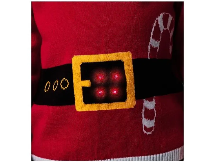 Kinder kersttrui met lampjes