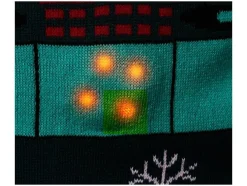 Kinder kersttrui met lampjes