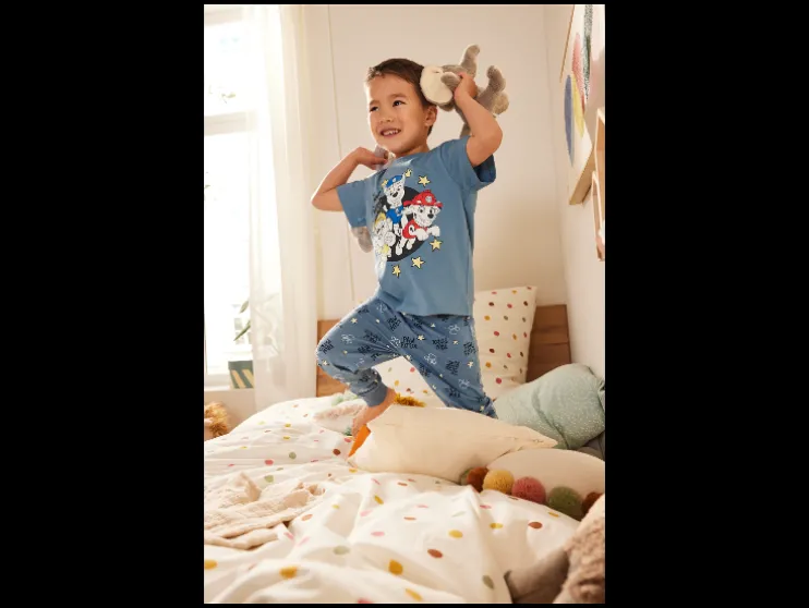 Kinder pyjama met glow-in-the-dark print