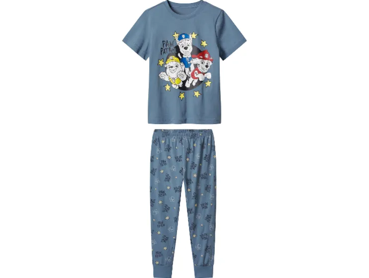 Kinder pyjama met glow-in-the-dark print