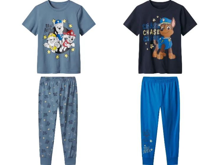 Kinder pyjama met glow-in-the-dark print