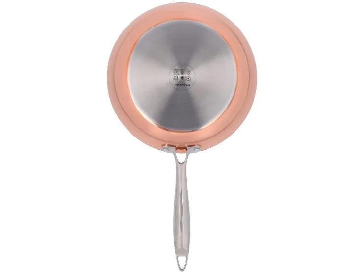 Koperen koekenpan 24 cm