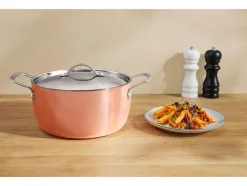 Koperen kookpan 24 cm