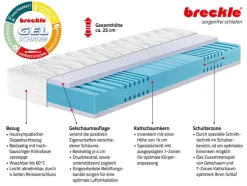 Koudschuim matras Gel-Sensation First Class