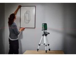 Kruislijnlaser met statief