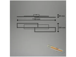 LED-plafondlamp met backlight