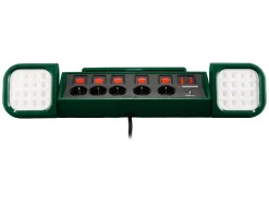 LED-werklamp met stekkerdoos