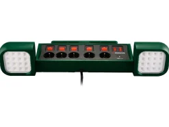 LED-werklamp met stekkerdoos