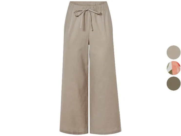 Linnen dames broek - Plus size