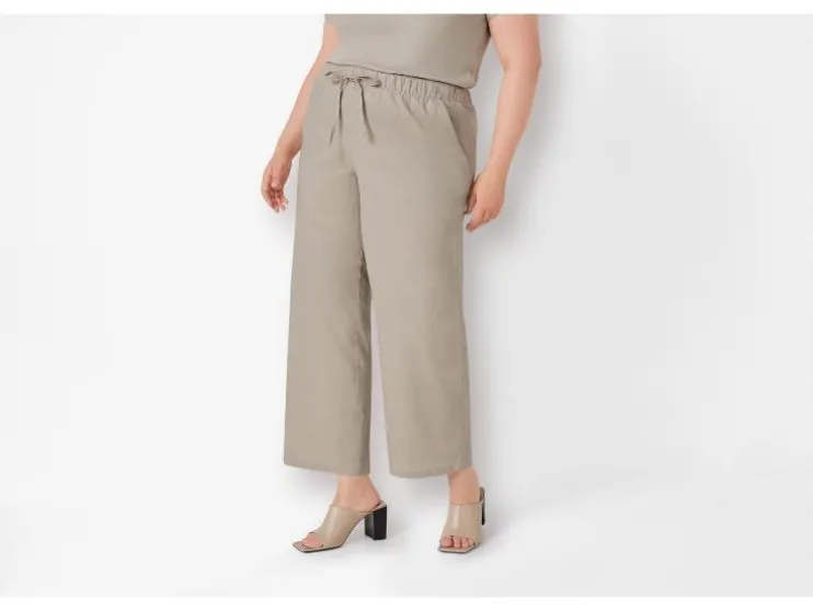 Linnen dames broek - Plus size