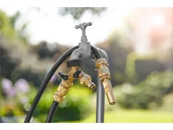 Messing koppelingssysteem / messing 2-weg-verdelers