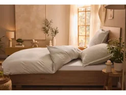 Percale hoeslaken 180-200 x 200 cm