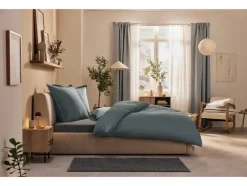 Percale hoeslaken 180-200 x 200 cm