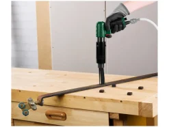 Perslucht knabbelschaar, naaldbikhamer of -onderhoudseenheid