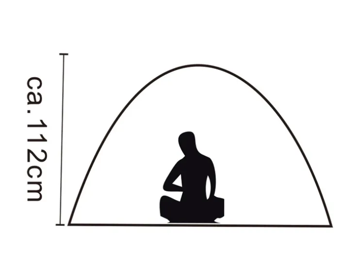 2-persoons pop-up tent