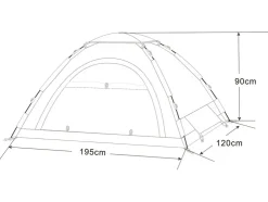 2-persoons tent Easy Set-Up