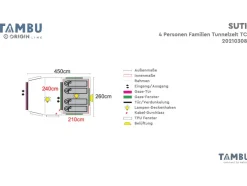 4-persoons tent Suti