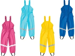 Peuters meisjes / jongens regen-tuinbroek met reflectoren