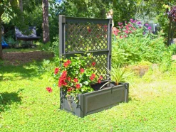 Plantenbak met klimrek