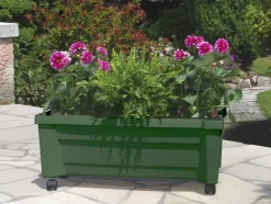 Plantenbak met wielen