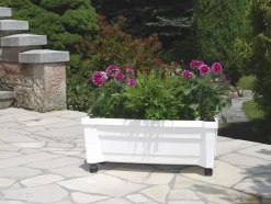 Plantenbak met wielen