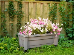 Plantenbak met wielen